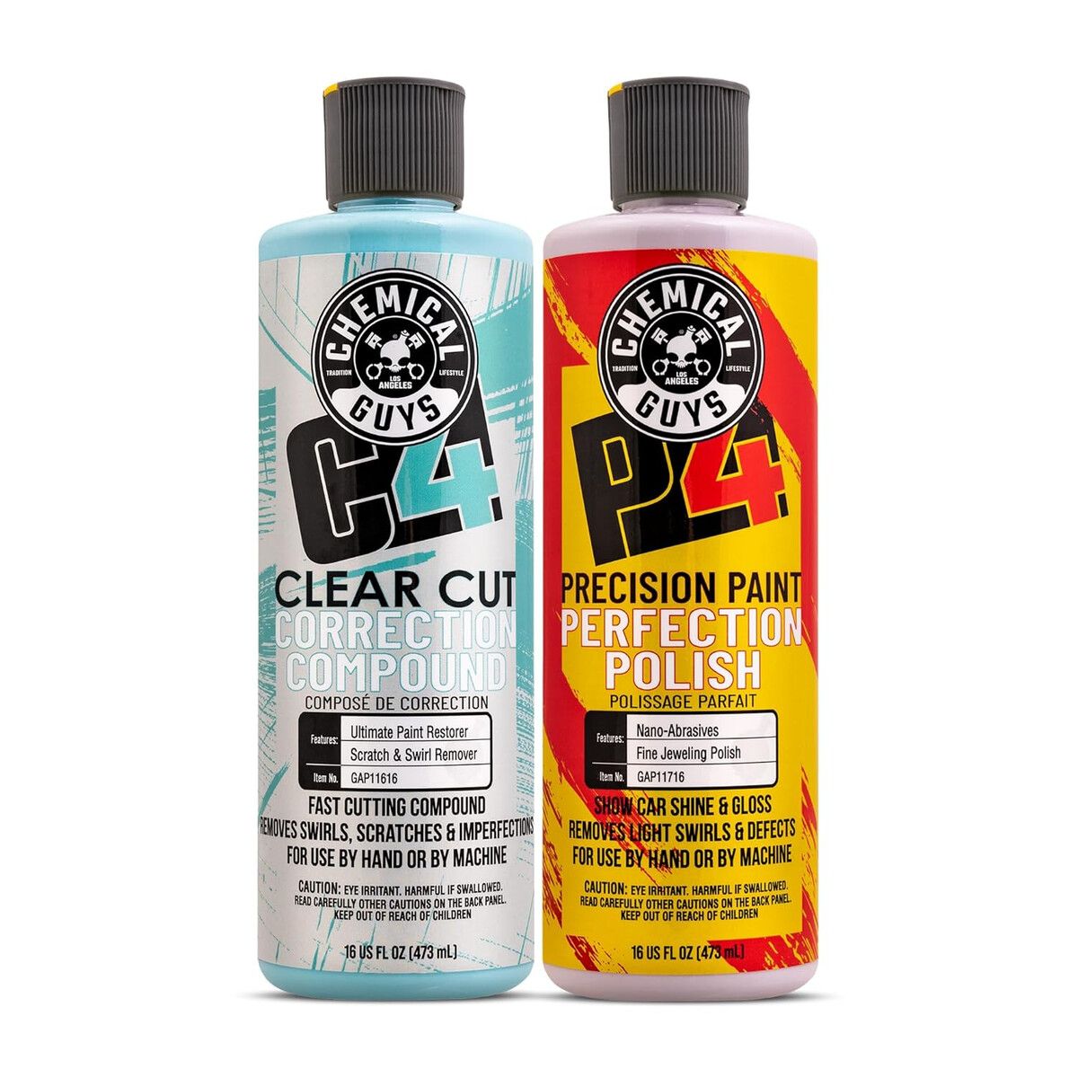 CHEMICAL GUYS - Kit Corrección Pintura Chemical Guys C4 P4 473 mL