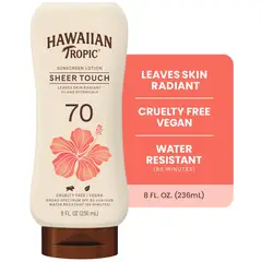 HAWAIIAN TROPIC - Loción Solar Sheer Touch SPF 70 236ml