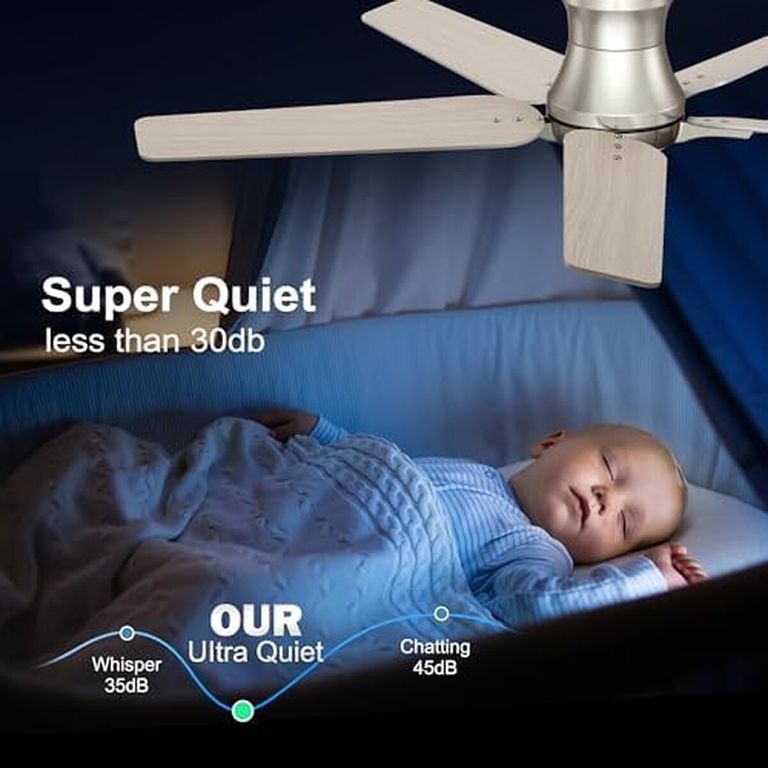 GENERICO Ventilador de techo POCHFAN 52 con luz y control