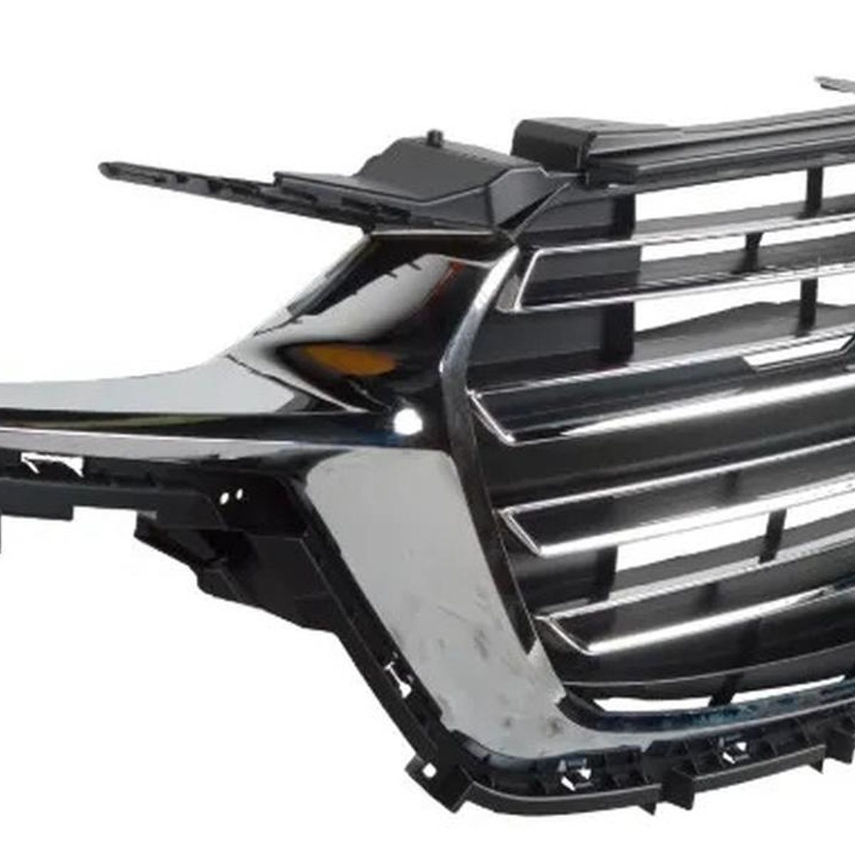 GENERICO - Mascara Completa Moldura Cromada Mazda Bt50 22/23 Negro