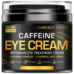 PURE - Crema para Ojos Research Cafeína 50ml Antiedad