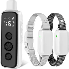 GENERICO - Collar Eléctrico Bousnic para 2 Perros Alcance 1000FT Impermeable