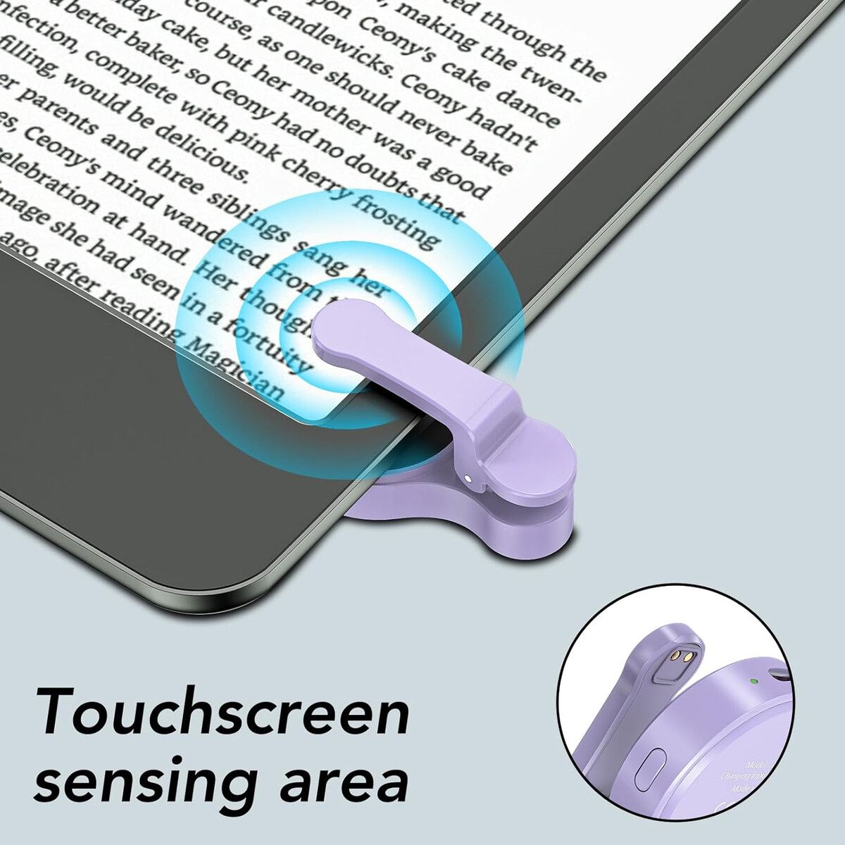 GENERICO - Control Remoto HIGHGO K1 para Pasar Página Kindle RF Inalámbrico
