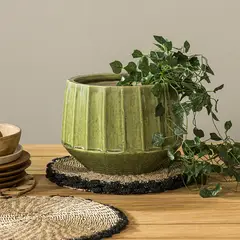 AMOBLE - Macetero Gaia L Verde