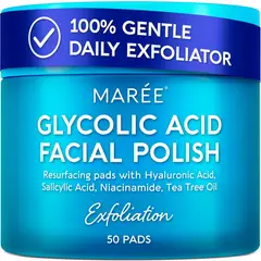 GENERICO - Pads Faciales ácido Glicólico MAREE 50 Unidades Exfoliantes
