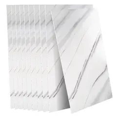 GENERICO - 10 Laminas Papel Mural Mármolado 60x30cm