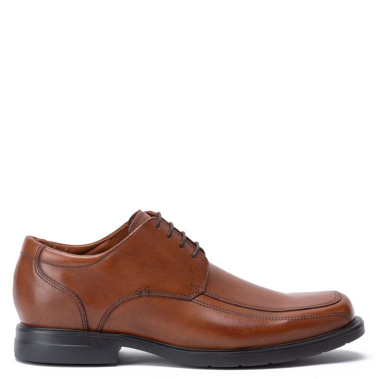 Zapato de cuero hombre dark camel Ferguson