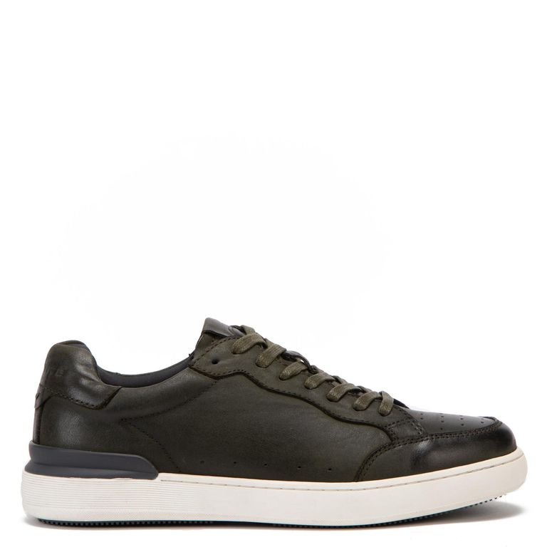 Zapatilla de cuero hombre Verde Broome 0036068