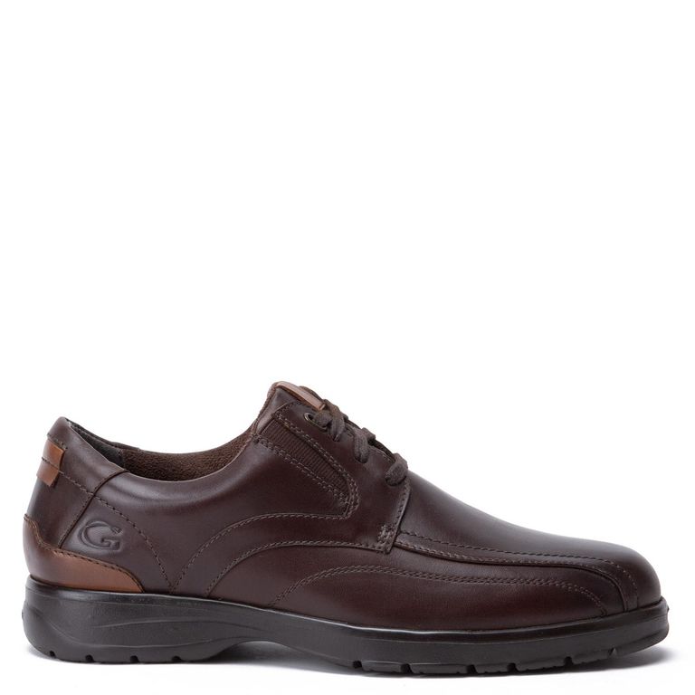 Zapato de cuero hombre chocolate Dallas