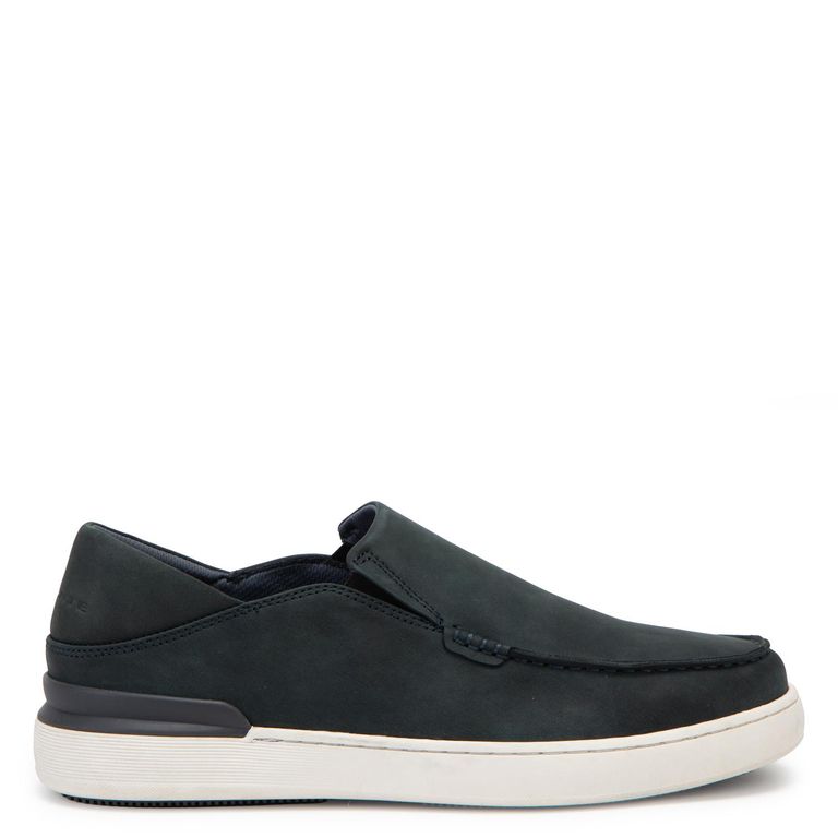Zapatilla de cuero hombre azul Broome 0036064