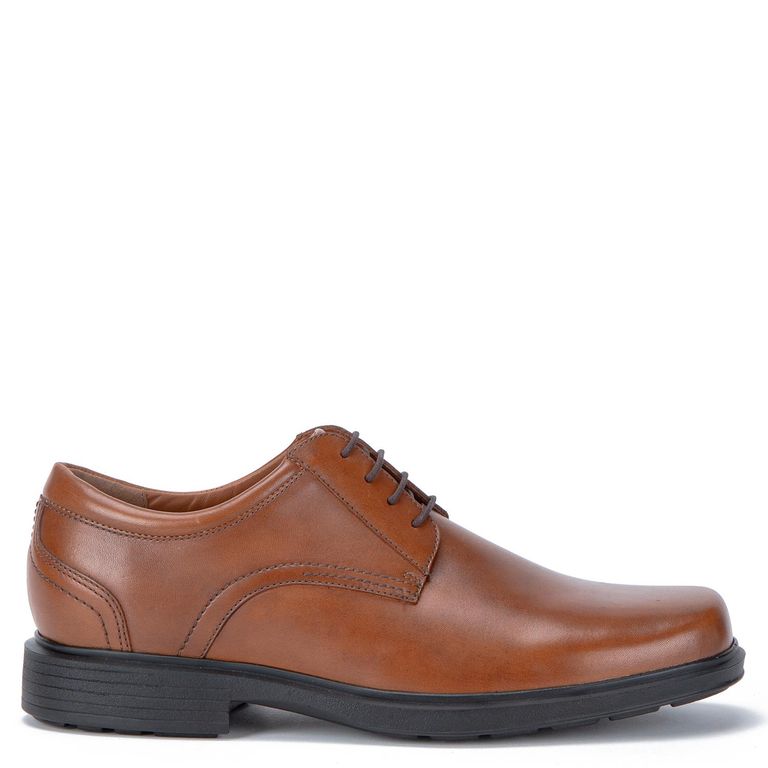 Zapato de cuero hombre dark camel Cardiff 0035873