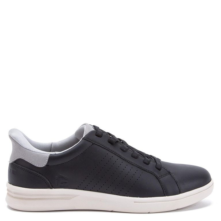 Zapatilla de cuero hombre negro Bangkok
