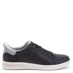 GUANTE - Zapatilla de cuero hombre negro Bangkok