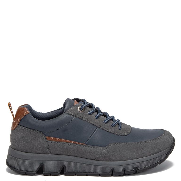 Zapatilla de cuero hombre azul Rio 0036083