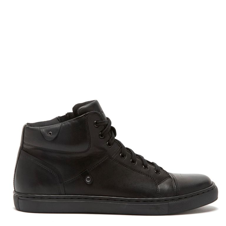 Botin de cuero hombre Negro Villareal 0035515