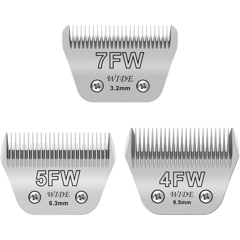 GENERICO Cuchillas para Peluquería Canina Newbulu 3 Pack 4FW 5FW 7FW