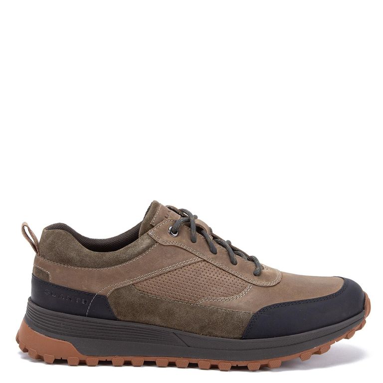 Zapato de cuero hombre olivo Edmod 0035900