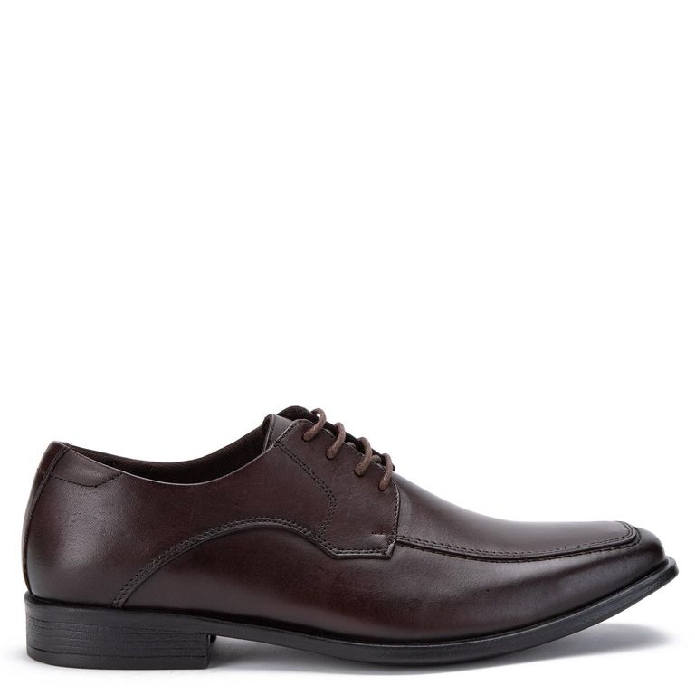 Zapato de cuero hombre chocolate Veneza
