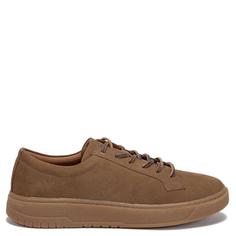 Zapatilla de cuero hombre camel Hong Kong 0036532