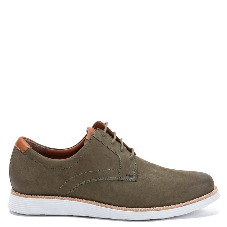 Zapato de cuero hombre olivo Prince