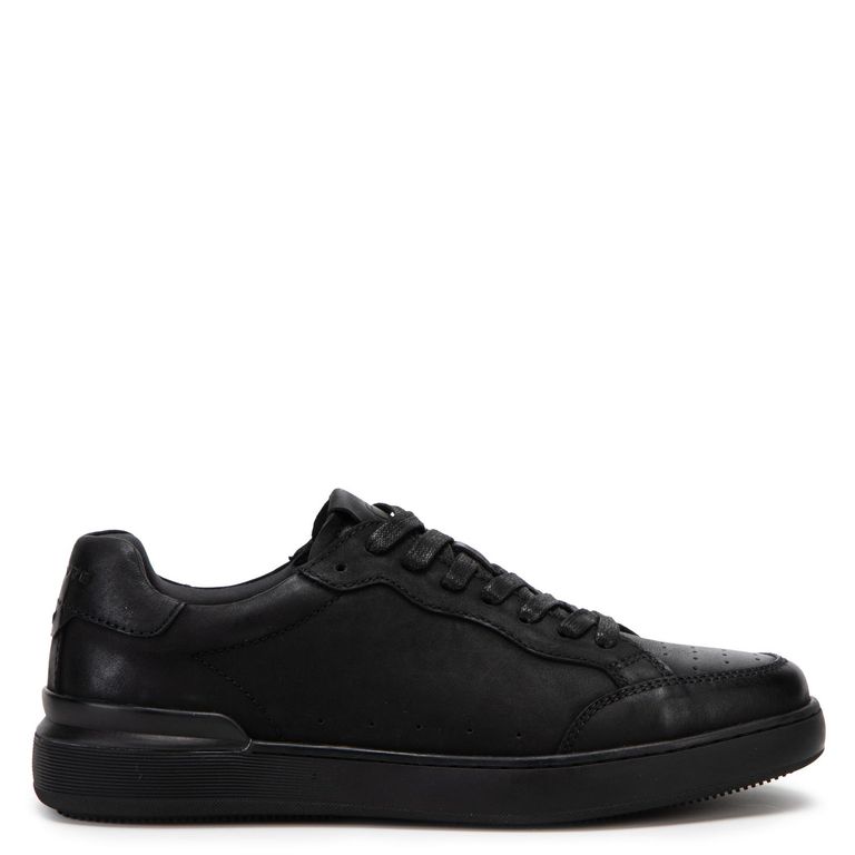 Zapatilla de cuero hombre negro Broome 0036067