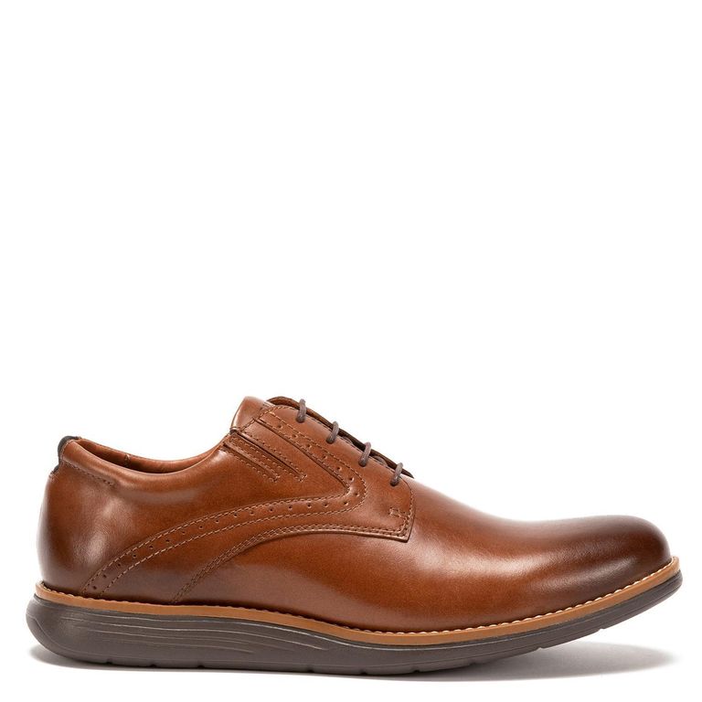 Zapato de cuero hombre tostado Cambridge 0035302