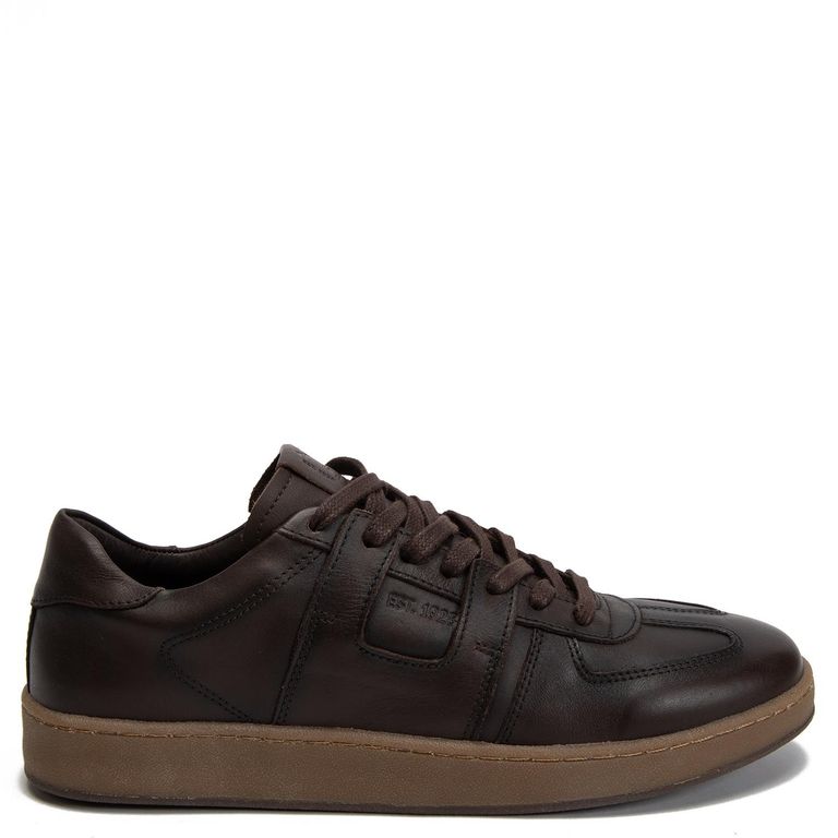 Zapatilla de cuero hombre chocolate Bronx 0036537