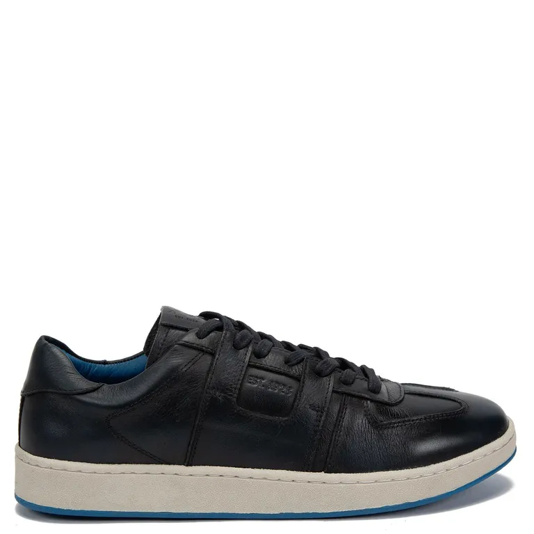 Zapatilla de cuero hombre marino Bronx