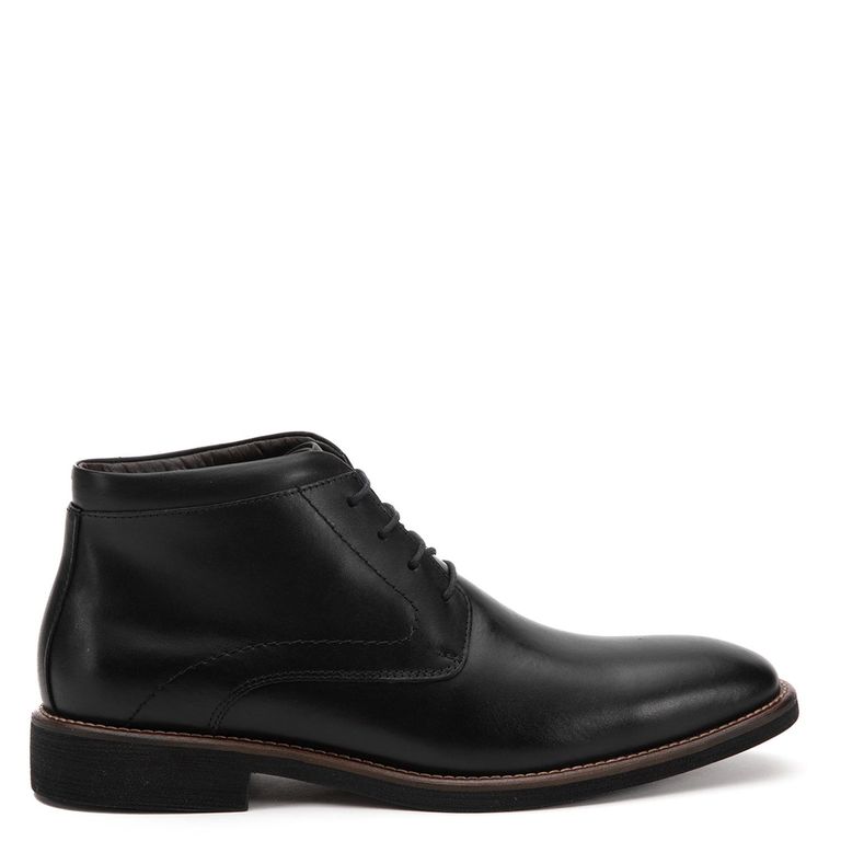 Botin de cuero hombre Negro Berlin