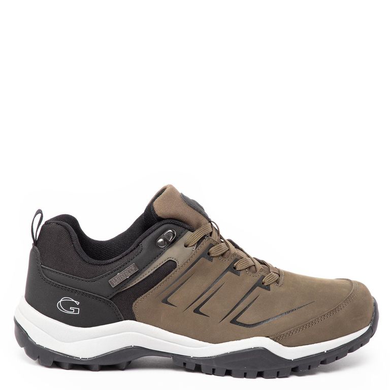 Zapatilla Outdoor de cuero hombre olivo Conguillio 0035525