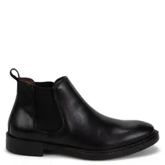 GUANTE - Botin de cuero hombre negro Lisbourn 0036467