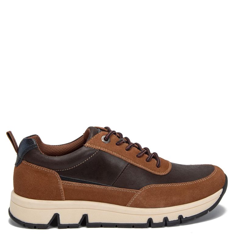 Zapatilla de cuero hombre café Rio 0036082