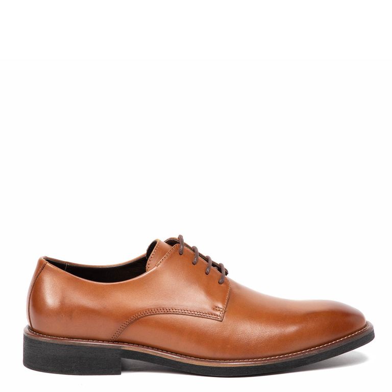 Zapato de cuero hombre dark camel Berlin 0035491