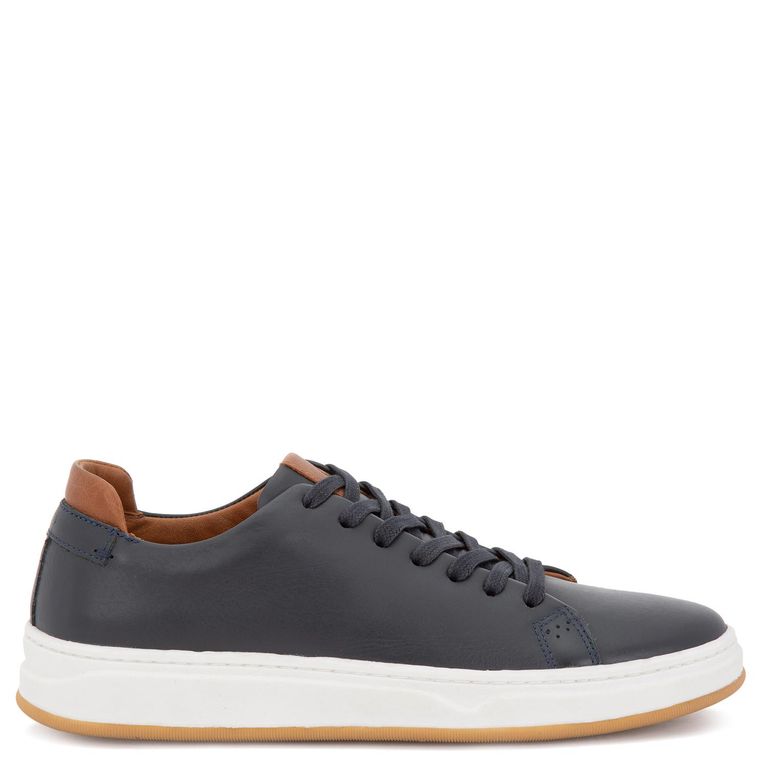 Zapatilla de cuero hombre marino Hamilton 0035680