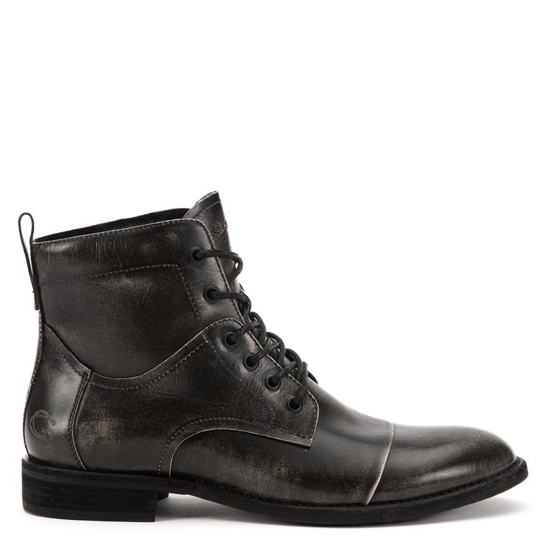 Botin de cuero hombre grafito Austria