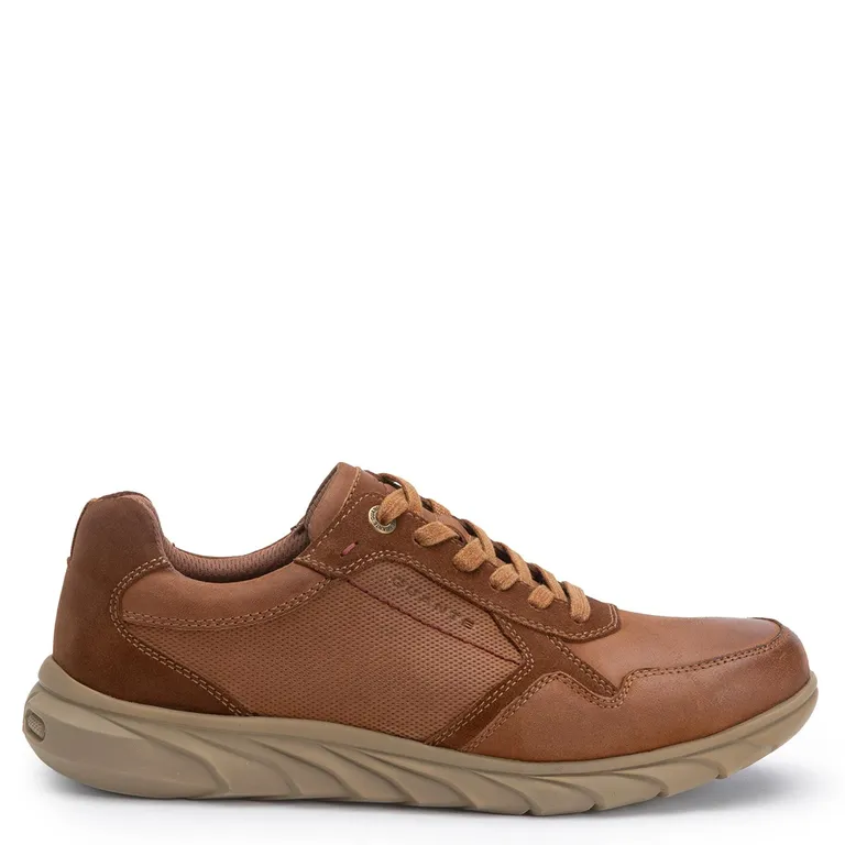 Zapato de cuero hombre tostado Mumbai 0036193