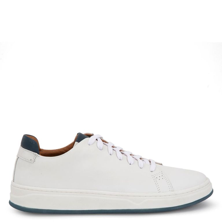 Zapatilla de cuero hombre blanco Hamilton 0035679