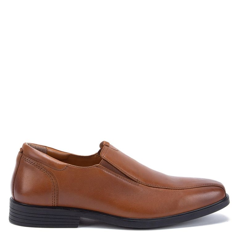 Zapato de cuero hombre dark camel Liguria 0035593