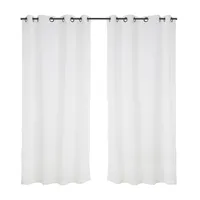 Set Cortinas Velo Arg 140X220 Cm Beige