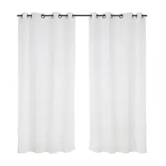 MASHINI - Set Cortinas Velo Arg 140X220 Cm Beige