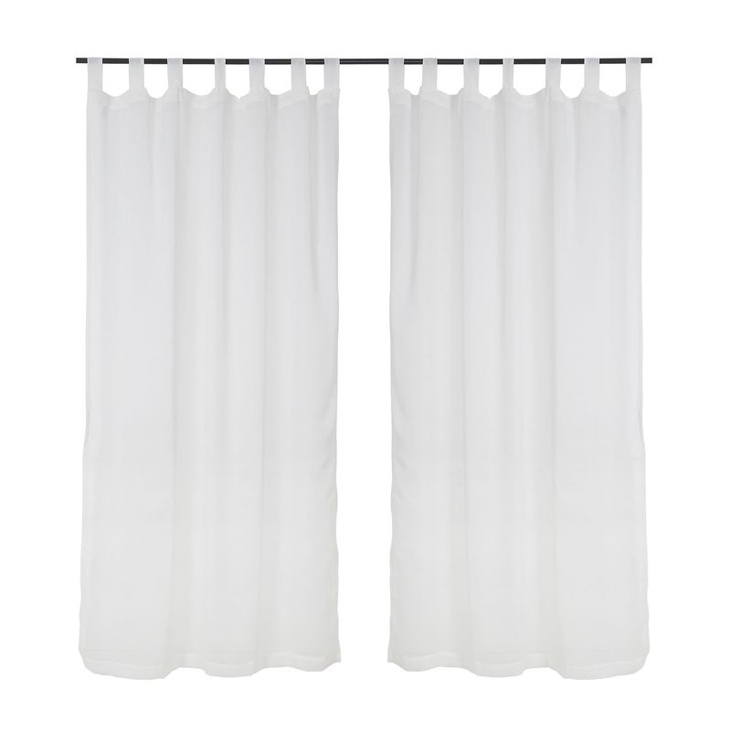MASHINI - Set Cortinas Velo Lino 140x220 Beige