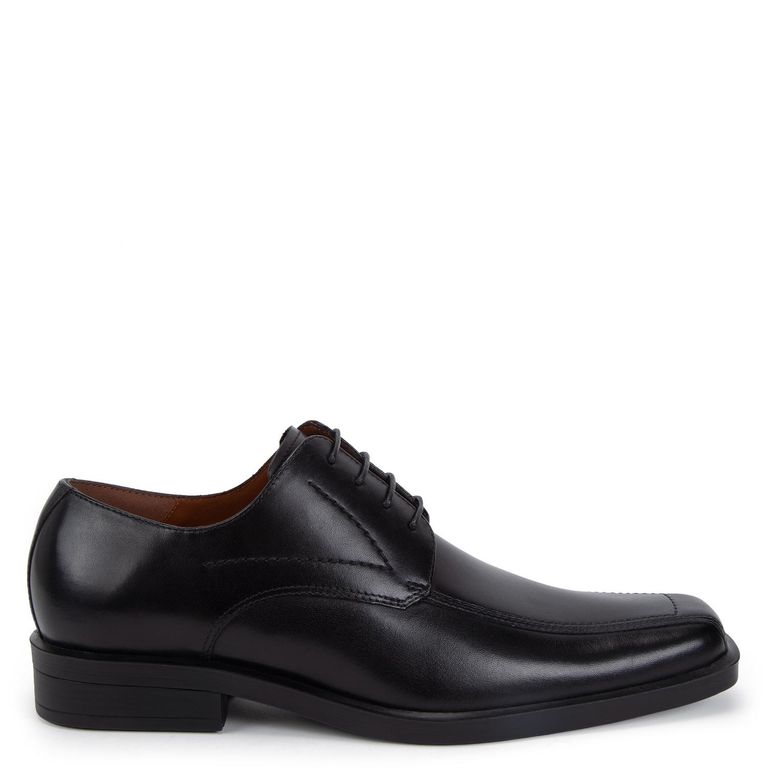Zapato de cuero hombre negro Firenze