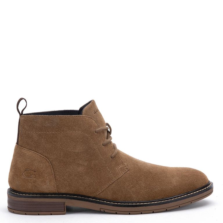 Botin de cuero hombre Taupe Casper