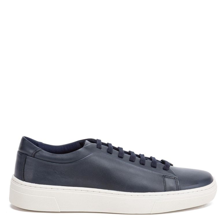 Zapatilla de cuero hombre marino Germany 0035806