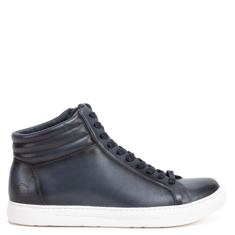 Zapatilla Caña Alta de cuero hombre marino Tokio