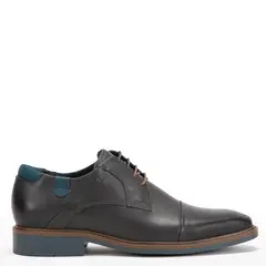 GUANTE - Zapato de cuero hombre grafito Toronto 0034432