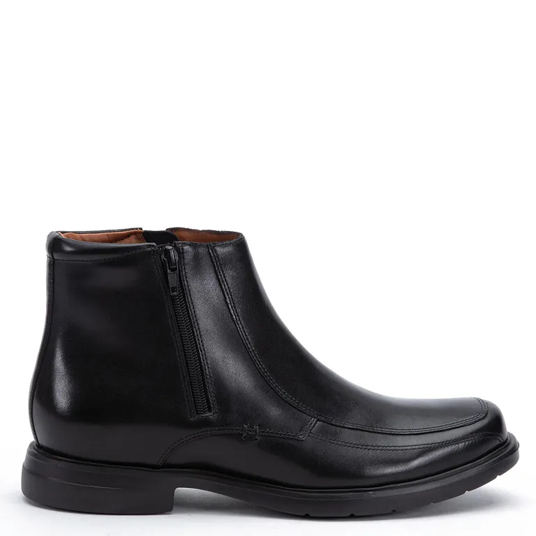 Botin de cuero hombre negro Ferguson