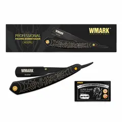 WMARK - Navaja Barbera NG-HZ902 Profesional Acero Inoxidable