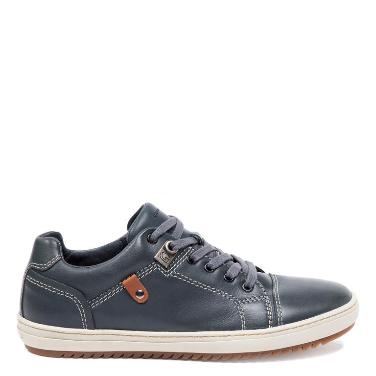 Zapatilla de cuero hombre Grafito Kansas 0034272