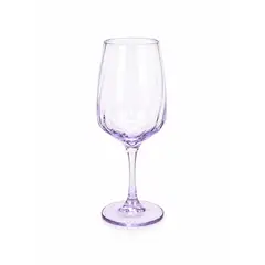 CRISTAR - Set 6 Copas De Vino Galata 371ml Vidrio Color - Lila